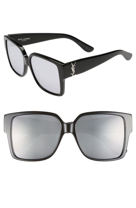 Shop Saint Laurent 55MM Square Sunglasses 